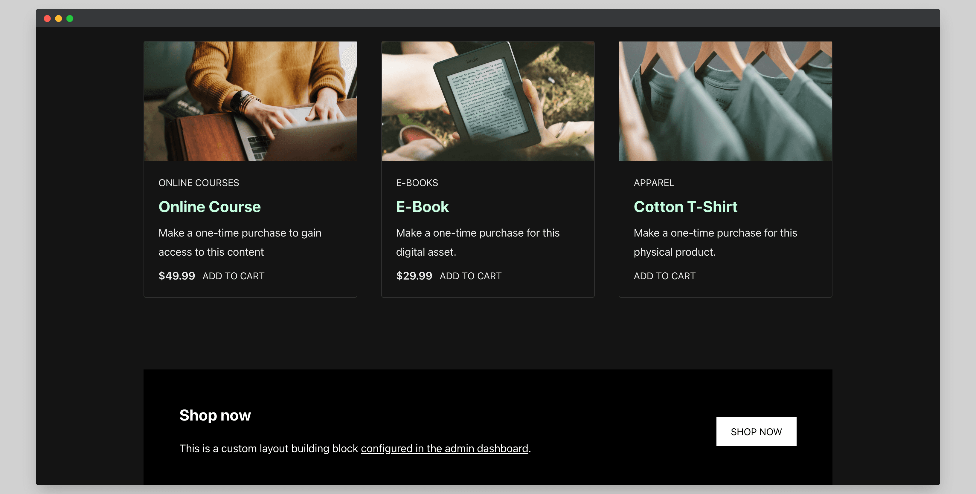 Image of Template e-commerce